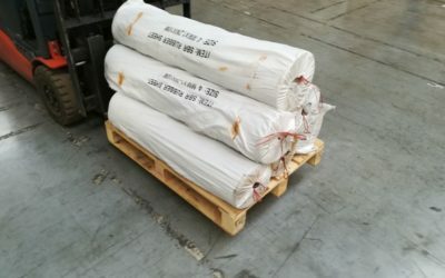Logistyka wykładzin i płyt gumowych w rolkach