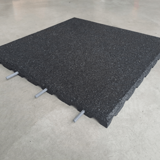 Płyta chodnikowa z regranulatu czarna 500x500 mm HIC