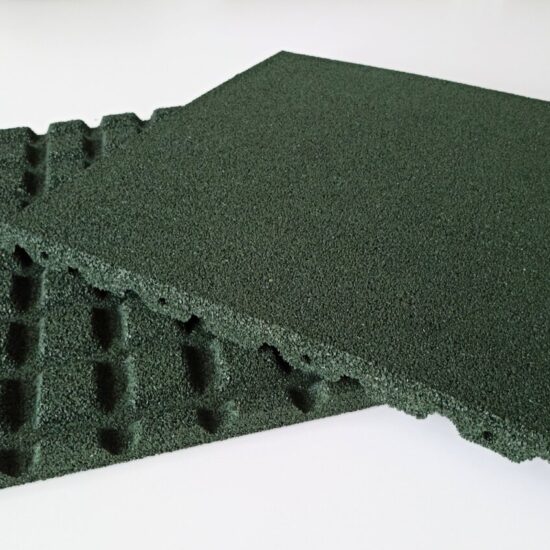 Płyta chodnikowa z regranulatu zielona 25 x 500 x 500 mm